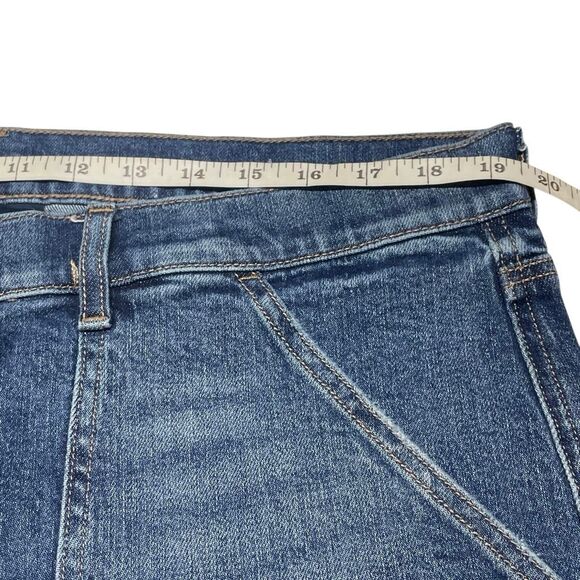 AE Stretch Super High-Rise Baggy Straight Pocket Jeans - Picture 6 of 10